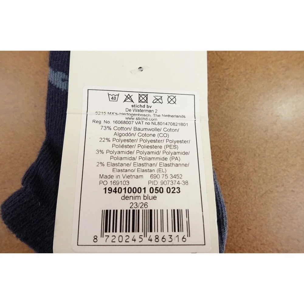 PUMA Kids Shoe Size 7-9.5 Blue Soft Cotton No Show Socks 3 Pairs NWT